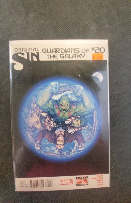 Guardians of the Galaxy #20 (Marvel Comics, 2014), raw, ungraded comic book — front cover