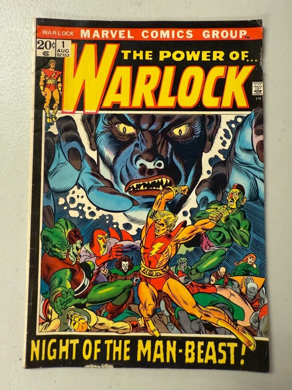 The Power of Warlock #1 (Marvel Comics), raw comic book in FN condition — front cover
