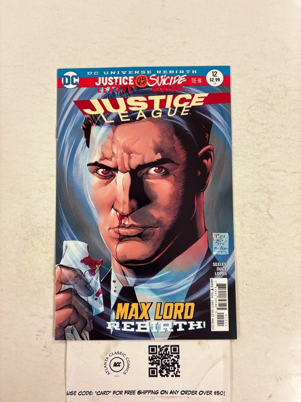 Justice League #12 (DC Comics, 2012), raw comic book in NM condition — front cover