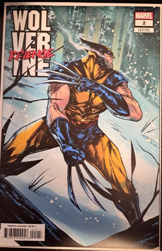 Wolverine: Revenge #2 (Marvel Comics, 2024), raw, ungraded comic book — front cover