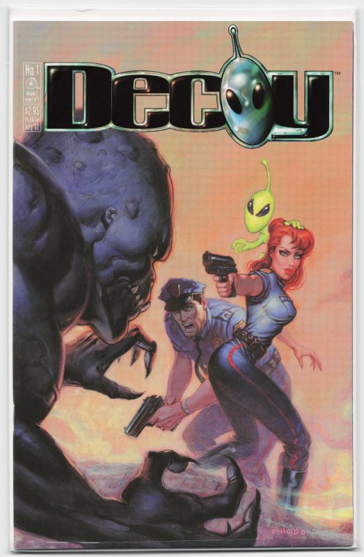 Decoy #1 (2002), raw, ungraded comic book — front cover