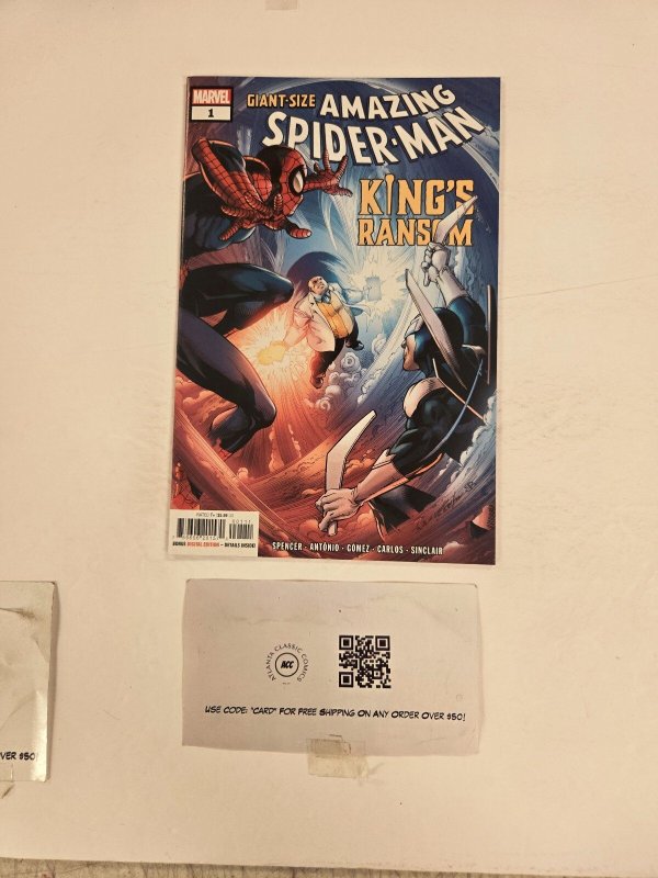 Giant-Size Amazing Spider-Man Kings's Ransom #1 (Marvel Comics), raw comic book in NM condition — front cover