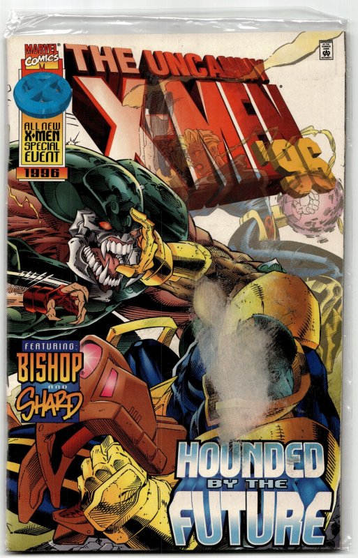 Uncanny X-Men '96 (1996) X-Men (Marvel Comics, 1996), raw, ungraded comic book — front cover