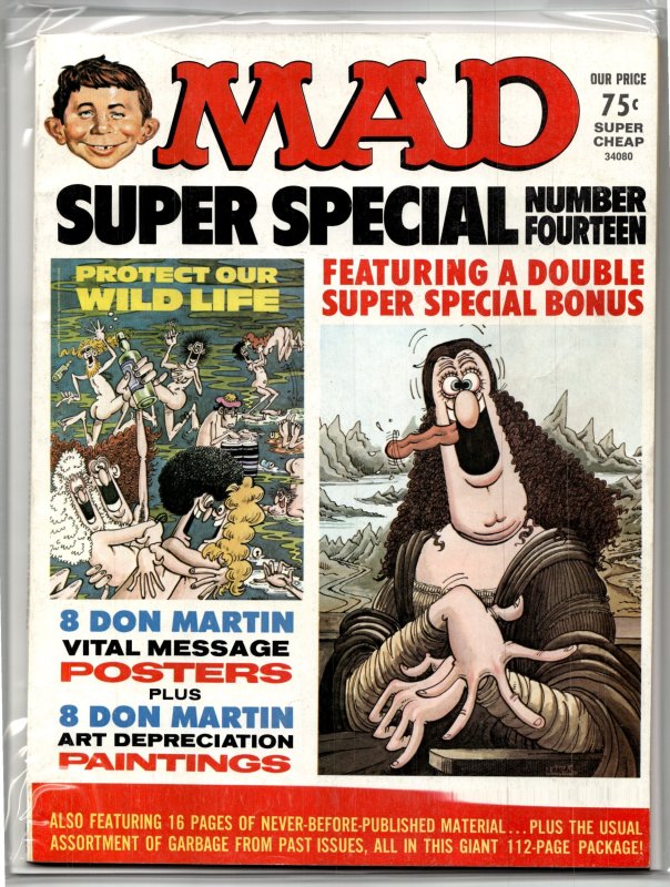 MAD Special #14 (1974), raw, ungraded comic book — front cover