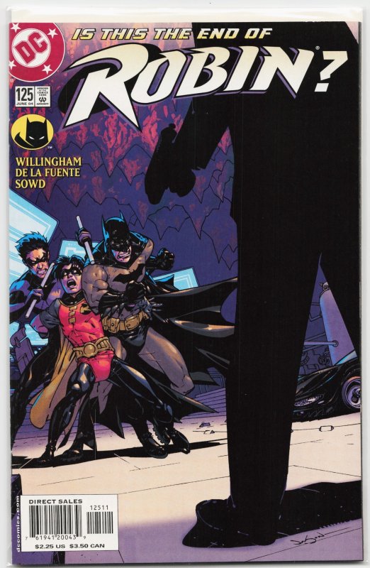 Robin #125 (DC Comics, 2004), raw, ungraded comic book — front cover