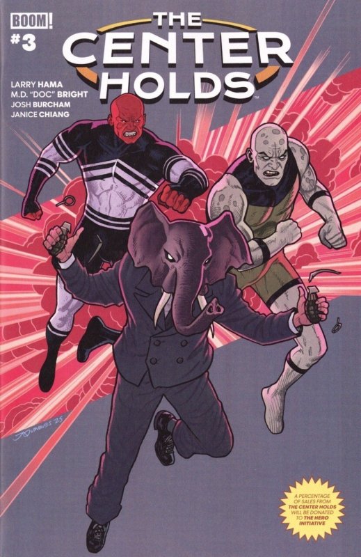 The Center Holds #3 (Boom! Studios, 2026), raw, ungraded comic book — front cover