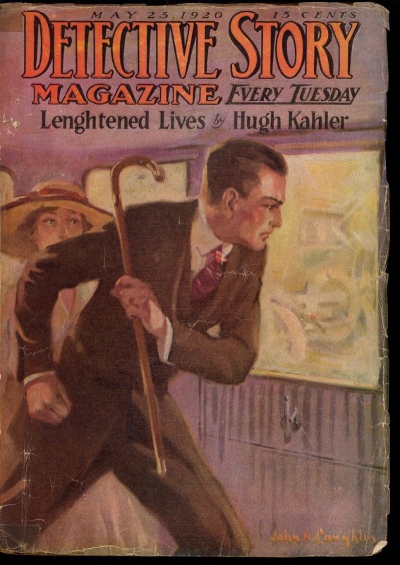 Detective Story Magazine - 05/25/20 - Condition: VG - Original Pulp - 35882, raw comic book in VG condition — front cover