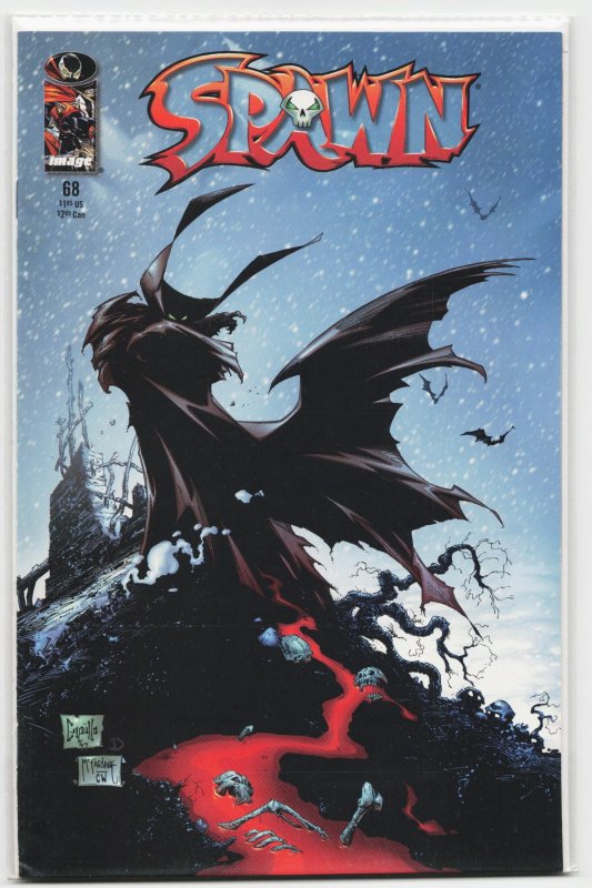 Spawn #68 (Image Comics, 1998), raw, ungraded comic book — front cover