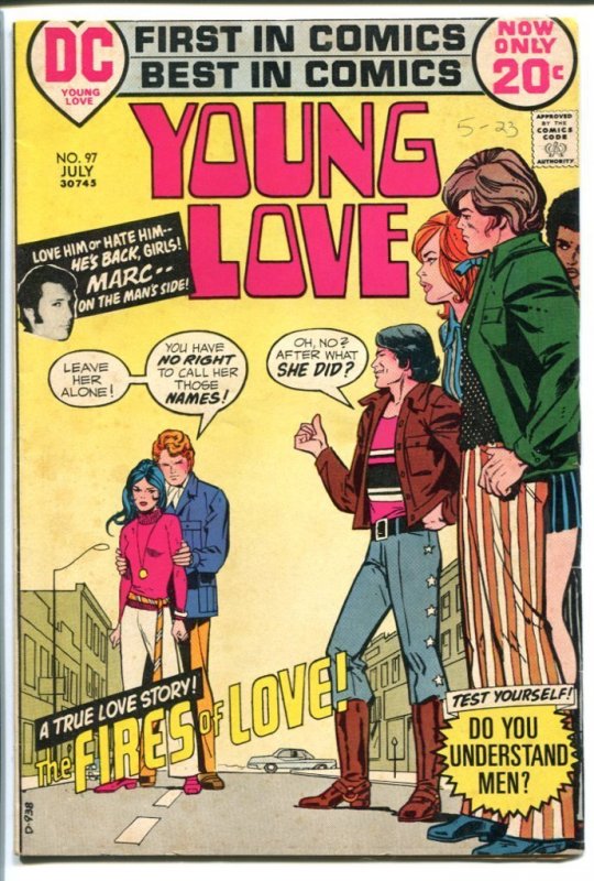 Young Love #97 (DC Comics), raw comic book in VG/FN condition — front cover