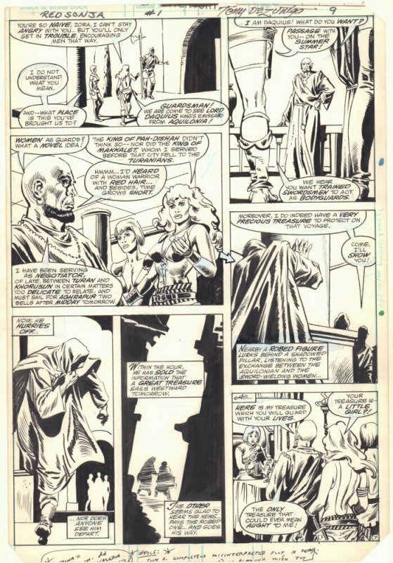 Red Sonja #1 (Marvel Comics, 1983), raw, ungraded comic book — front cover