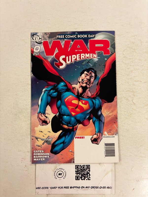 FCBD War of the Supermen #0 (DC Comics), raw comic book in NM condition — front cover