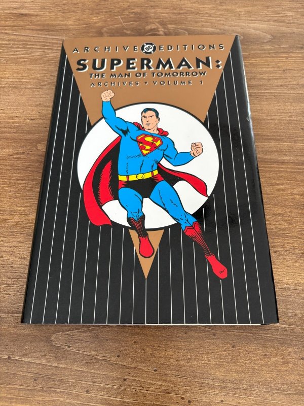 Superman Man of Tomorrow Vol 1 DC Archive Editions Hardcover Comic Book 2 J359 (DC Comics), raw, ungraded comic book — front cover