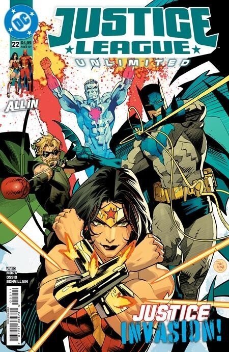 Justice League Unlimited #22 (DC Comics, 2026), raw, ungraded comic book — front cover