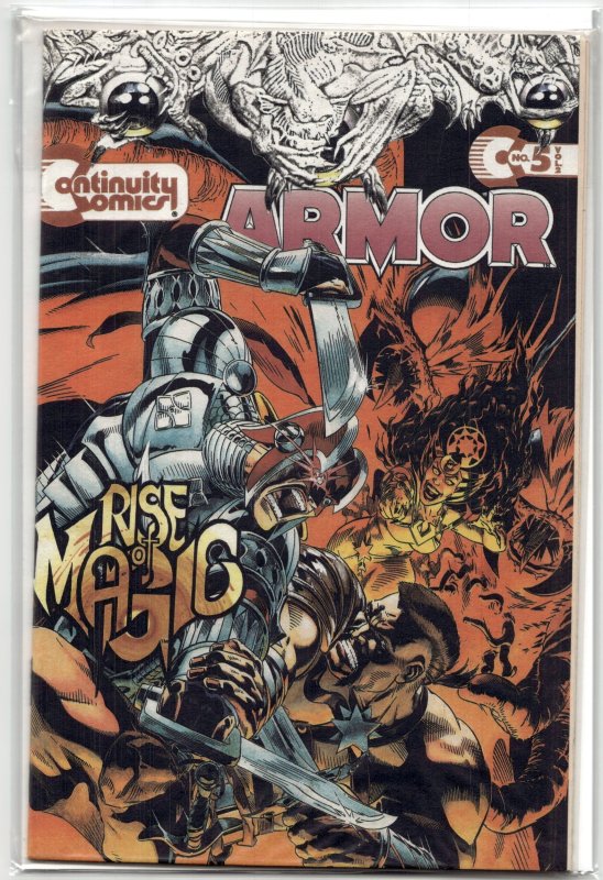 Armor #5 (1993), raw, ungraded comic book — front cover