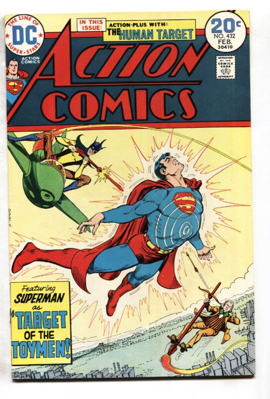 Action Comics #432 (DC Comics), raw, ungraded comic book — front cover