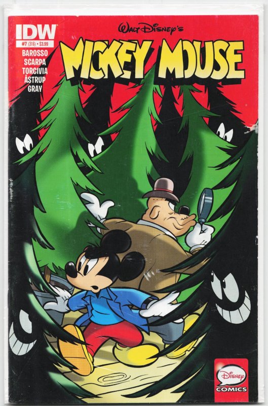 Mickey Mouse #7 (IDW Publishing, 2015), raw, ungraded comic book — front cover