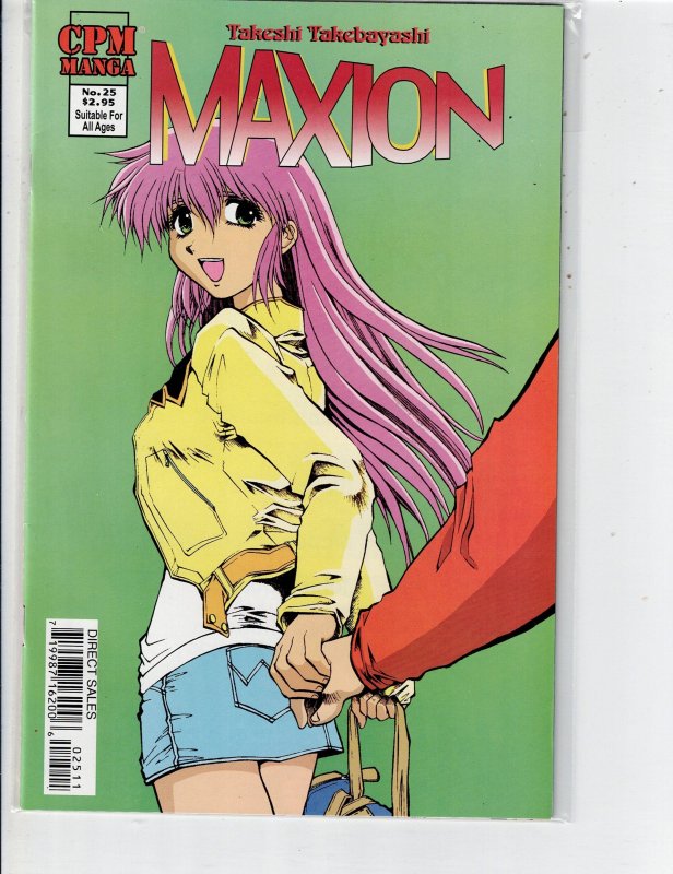 Maxion #25 (2001), raw, ungraded comic book — front cover