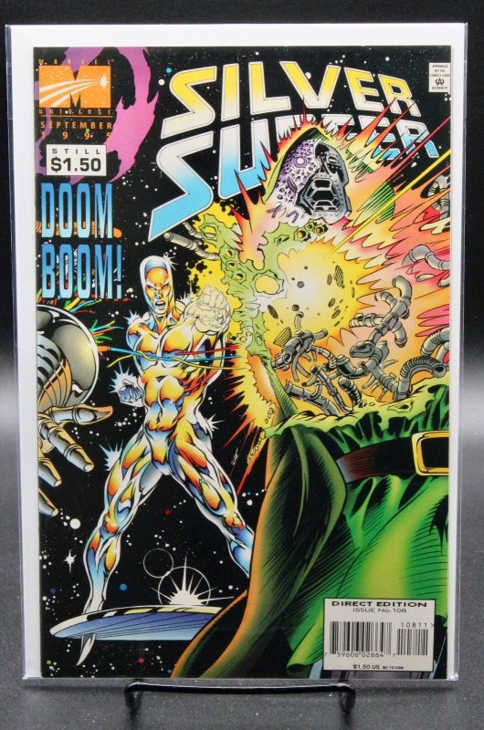 Silver Surfer #108 (Marvel Comics, 1995), raw, ungraded comic book — front cover