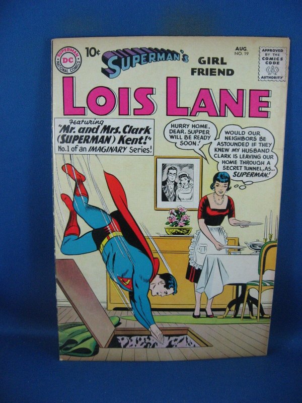 Superman Girlfriend Lois Lane #19 (DC Comics, 1960), raw comic book in VG condition — front cover