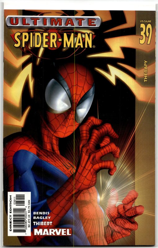 Ultimate Spider-Man #39 (Marvel Comics, 2003), raw, ungraded comic book — front cover