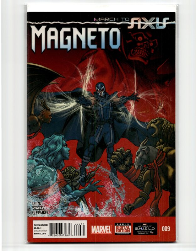 Magneto #9 (Marvel Comics, 2014), raw, ungraded comic book — front cover
