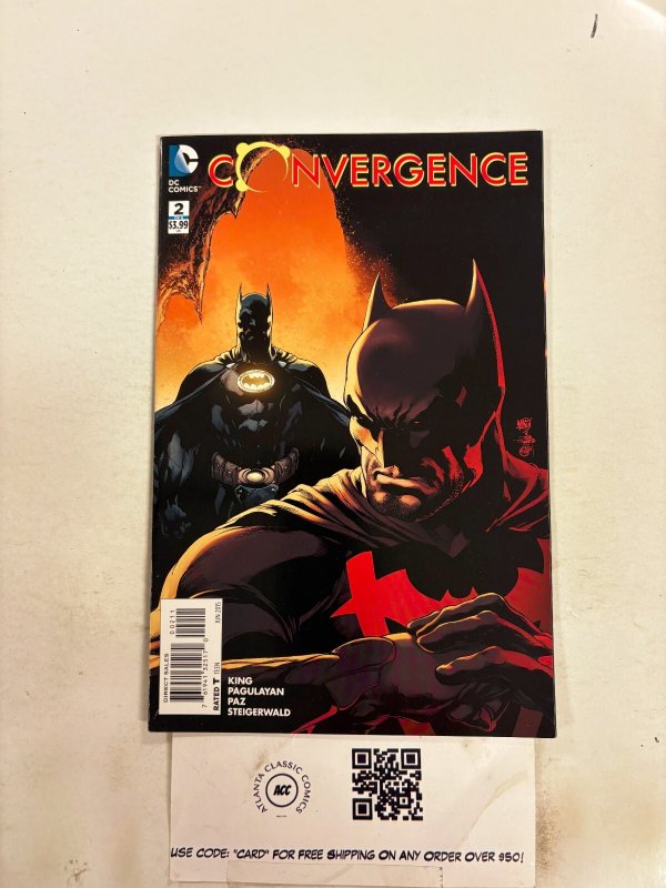 Convergence #2 (DC Comics), raw comic book in NM condition — front cover
