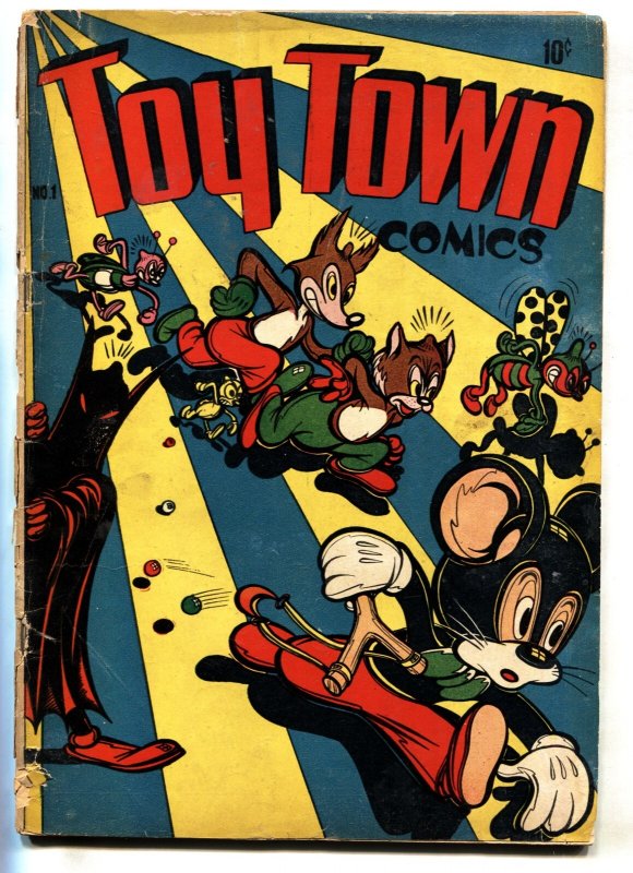 Toy Town #1 (1945), raw, ungraded comic book — front cover