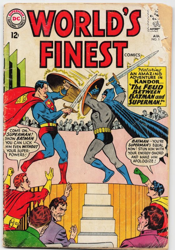 World's Finest Comics #143 (DC Comics, 1964), raw, ungraded comic book — front cover