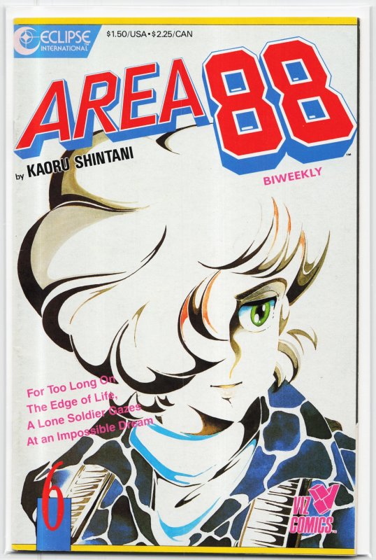 Area 88 #6 (1987), raw, ungraded comic book — front cover