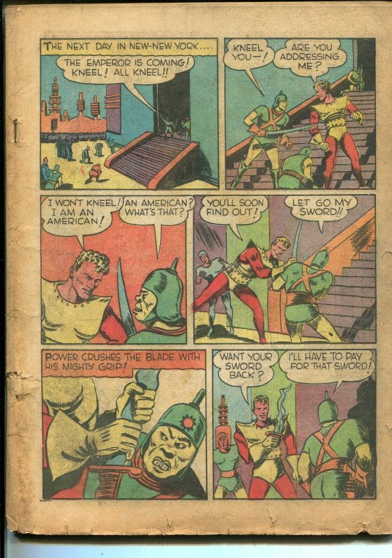 Prize #1 (1940), raw, ungraded comic book — front cover