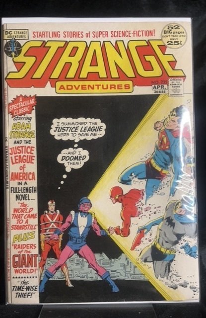 Strange Adventures #235 (DC Comics, 1972), raw, ungraded comic book — front cover