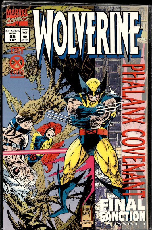 Wolverine #85 (Marvel Comics, 1994), raw, ungraded comic book — front cover
