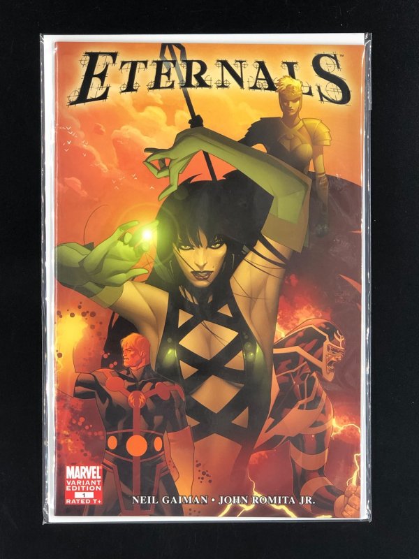 Eternals #1 Coipel Variant Cover (2006) Vf/nm Gaiman Romita Jr. Run (Set of 8) (Marvel Comics, 2006), raw comic book in VF/NM condition — front cover