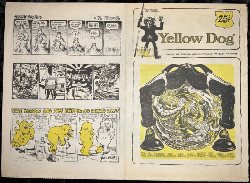 Yellow Dog #8, raw comic book in 6.0 condition — front cover