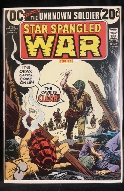Star Spangled War Stories #170 (DC Comics, 1973), raw, ungraded comic book — front cover