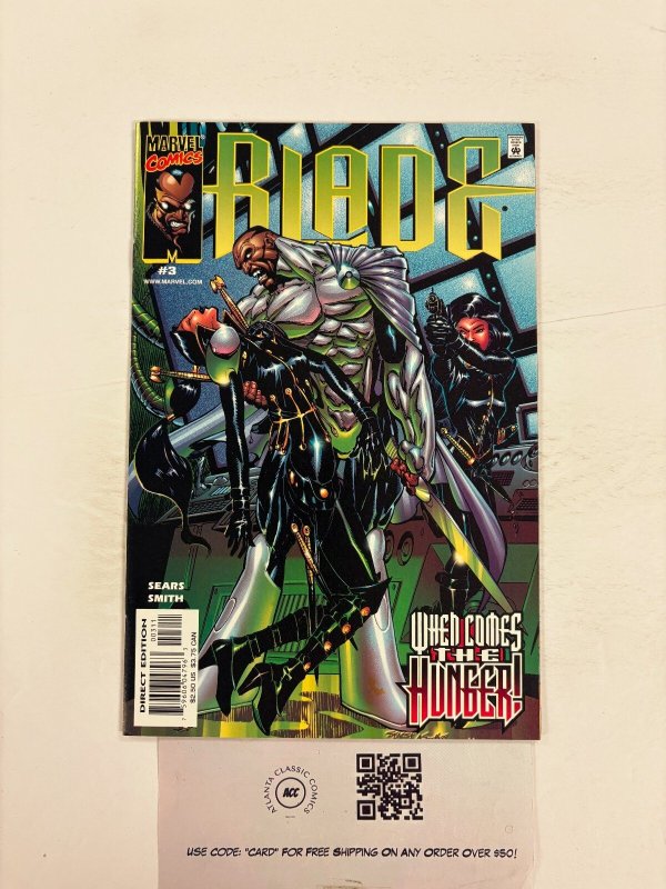 Blade #3 (Marvel Comics), raw comic book in NM condition — front cover