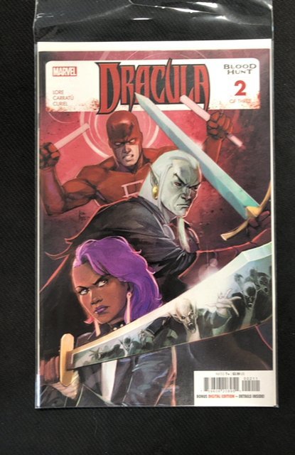 Dracula: Blood Hunt #2 (Marvel Comics, 2024), raw, ungraded comic book — front cover