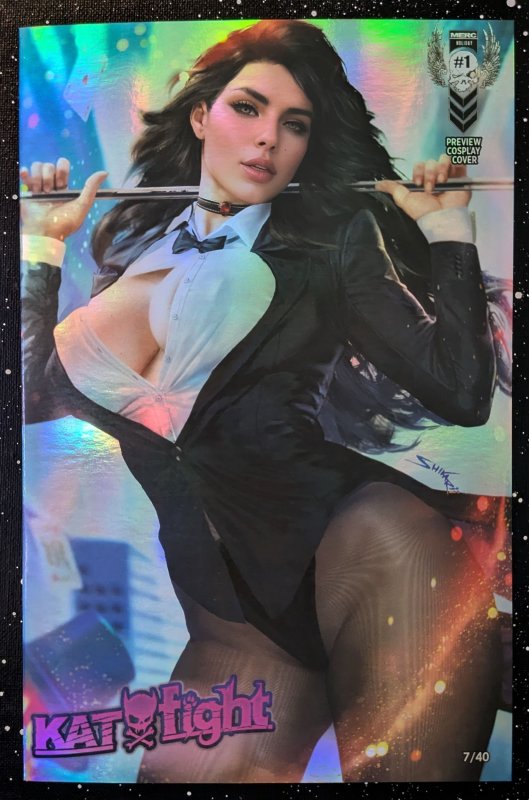 Katfight #1, raw, ungraded comic book — front cover