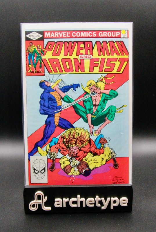 Power Man and Iron Fist #84 (Marvel Comics, 1982), raw, ungraded comic book — front cover