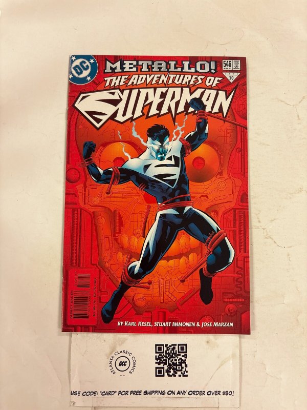 Adventures of Superman #546 (DC Comics, 1997), raw comic book in NM condition — front cover