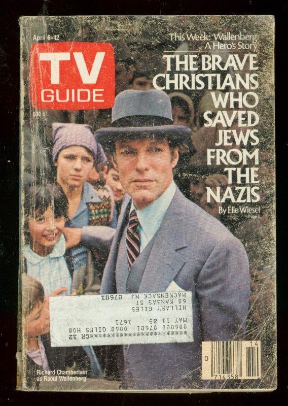 Mag: TV Guide April #6, raw, ungraded comic book — front cover