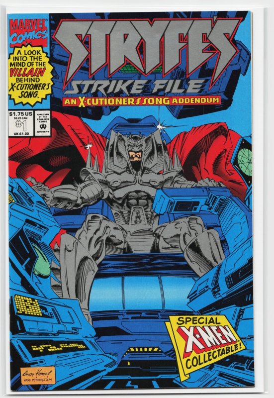 Stryfe's Strike File (1993) Stryfe (1993), raw, ungraded comic book — front cover