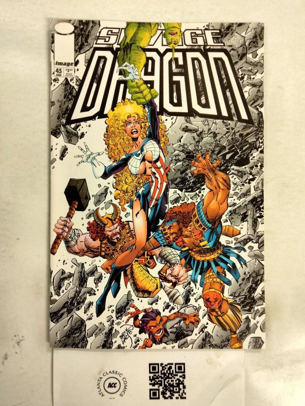 The Savage Dragon #45 (Image Comics), raw comic book in NM condition — front cover
