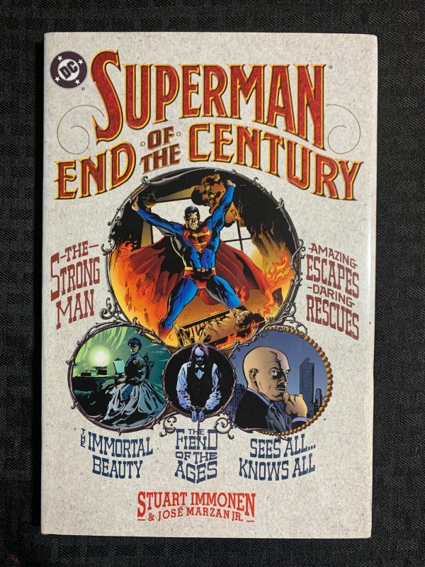2000 Superman END OF THE Century by Stuart Immonen Hc/dj Vf/fvf DC Comics (DC Comics, 2000), raw comic book in VF condition — front cover