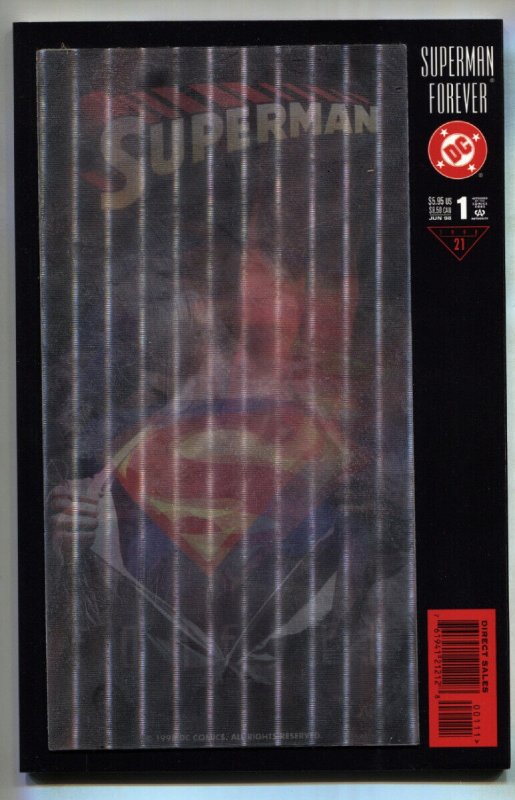 Superman Forever #1 (DC Comics, 1998), raw comic book in NM- condition — front cover