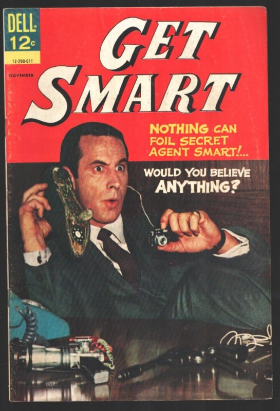 Get Smart #3 (Gold Key, 1966), raw, ungraded comic book — front cover