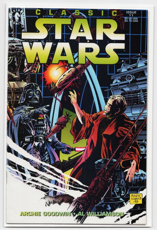Classic Star Wars #11 (Dark Horse Comics, 1993), raw, ungraded comic book — front cover