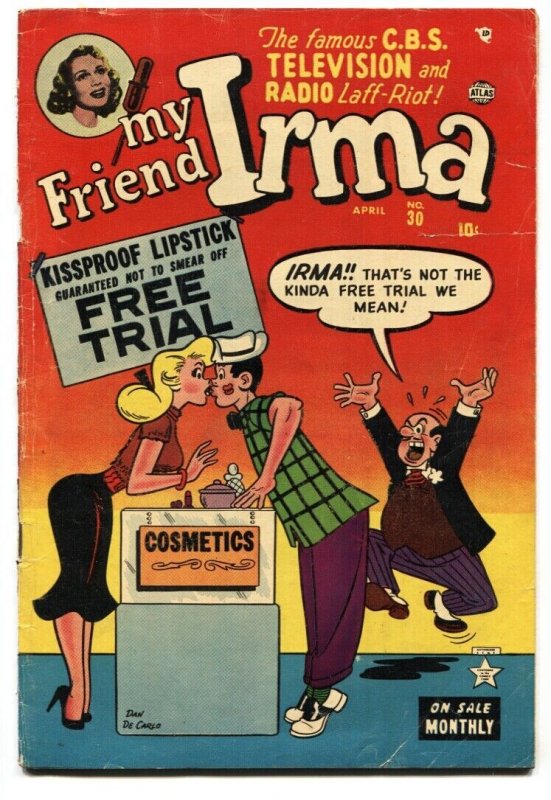 My Friend Irma #30 (1953), raw, ungraded comic book — front cover