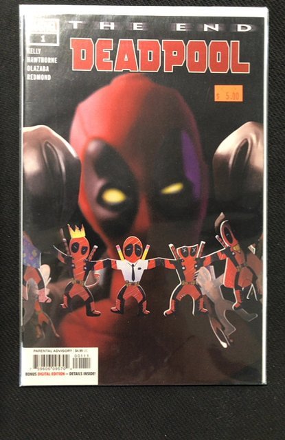 Deadpool: The End (2020) (2020), raw, ungraded comic book — front cover