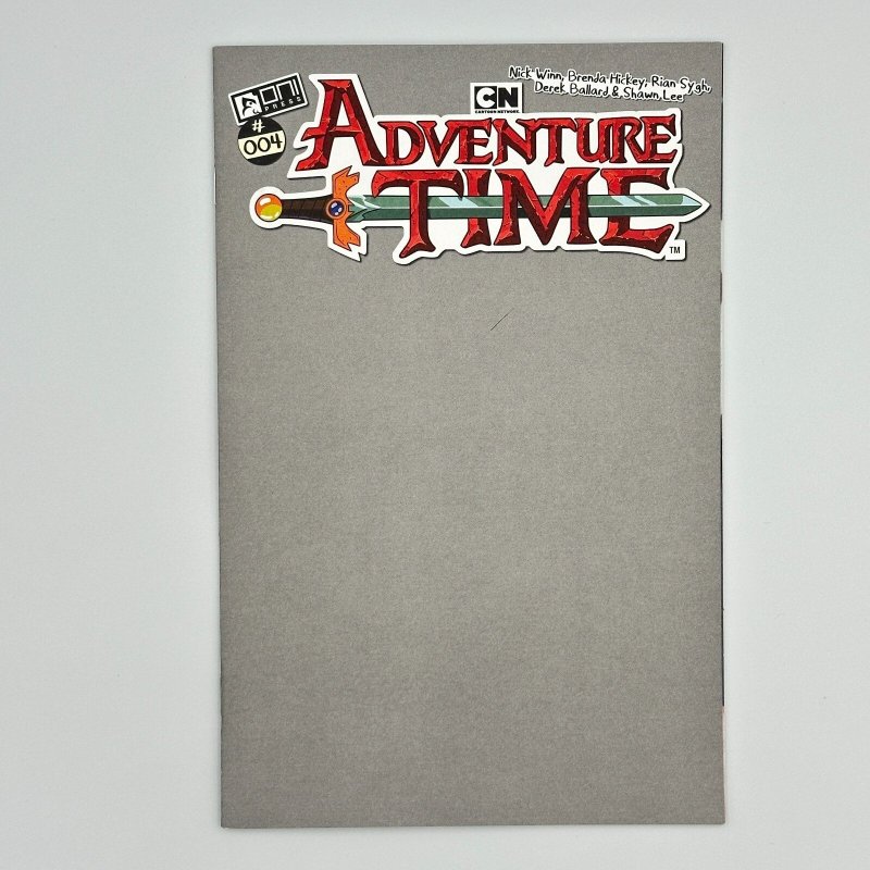 Adventure Time #4 (2025), raw, ungraded comic book — front cover